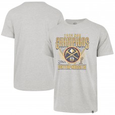 Футболка Denver Nuggets 47 2023 NBA Finals Champions Vintage Franklin - Heather Gray