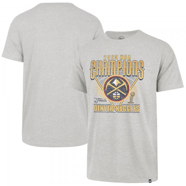 Футболка Denver Nuggets 47 2023 NBA Finals Champions Vintage Franklin - Heather Gray