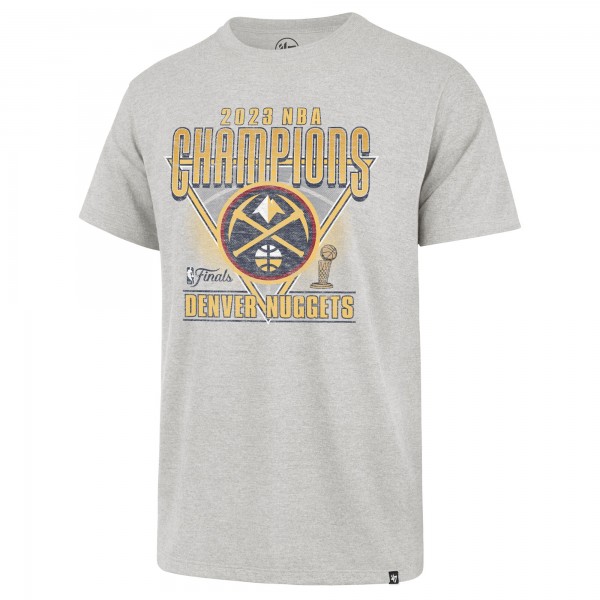 Футболка Denver Nuggets 47 2023 NBA Finals Champions Vintage Franklin - Heather Gray
