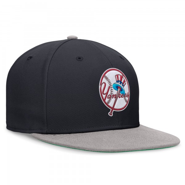Бейсболка New York Yankees Nike Navy/Gray Rewind Cooperstown True Performance