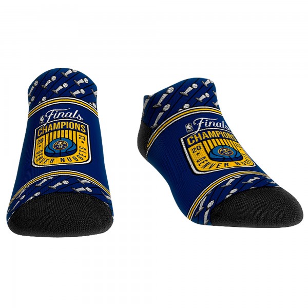 Носки Denver Nuggets Rock Em Youth 2023 NBA Finals Champions Badge Low Cut - Navy