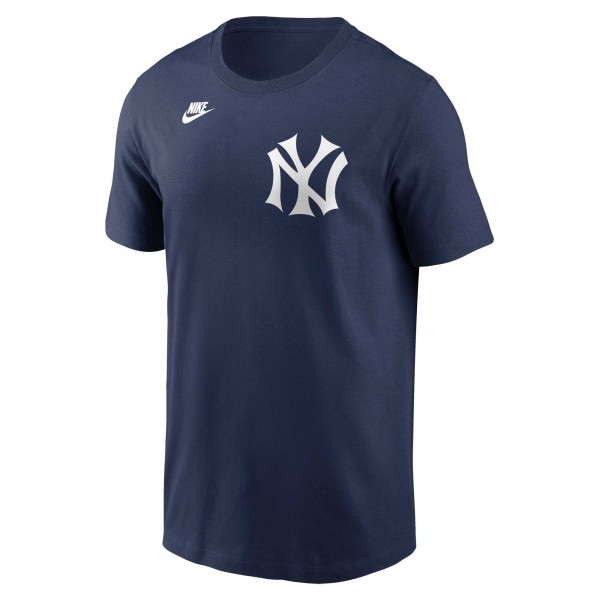 New York Yankees Lou Gehrig Nike Navy Cooperstown Collection Fuse Name & Number T-Shirt