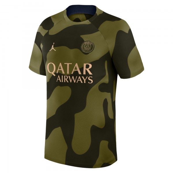 Футболка Paris Saint-Germain Nike 2023/24 Academy Pro Pre-Match - Olive