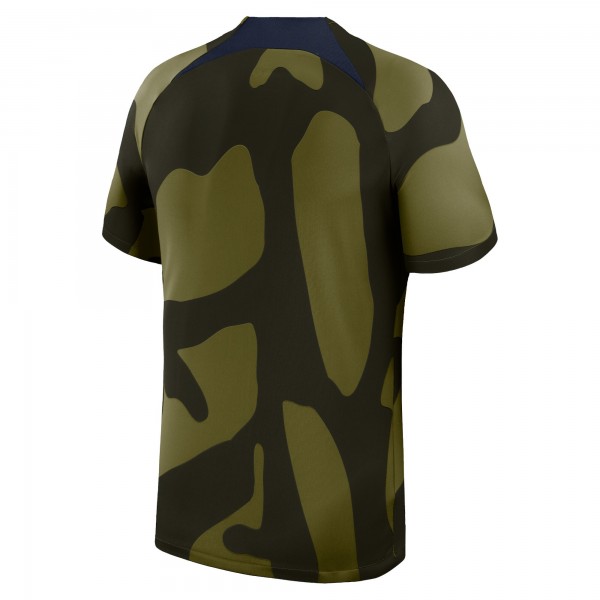Футболка Paris Saint-Germain Nike 2023/24 Academy Pro Pre-Match - Olive