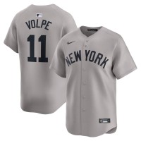 Джерси New York Yankees Anthony Volpe Nike Gray Away Limited Player