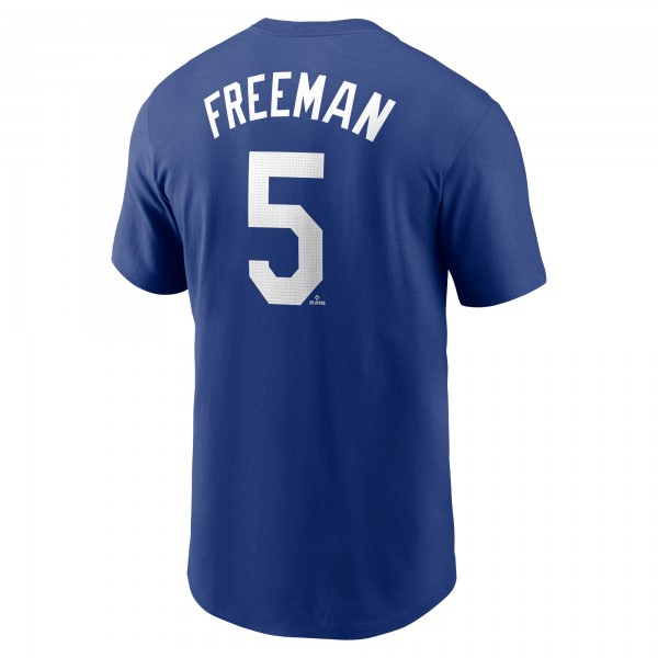 Los Angeles Dodgers Freddie Freeman Nike Royal Fuse Name & Number T-Shirt