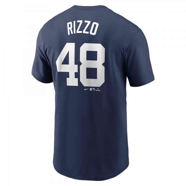 New York Yankees Anthony Rizzo Nike Navy Fuse Name & Number T-Shirt
