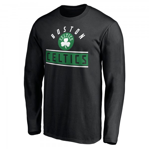 Футболка с длинным рукавом Boston Celtics Team Arch Knockout - Black