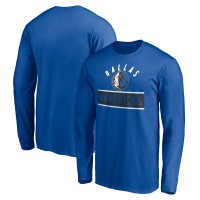 Футболка с длинным рукавом Dallas Mavericks Team Arch Knockout - Blue