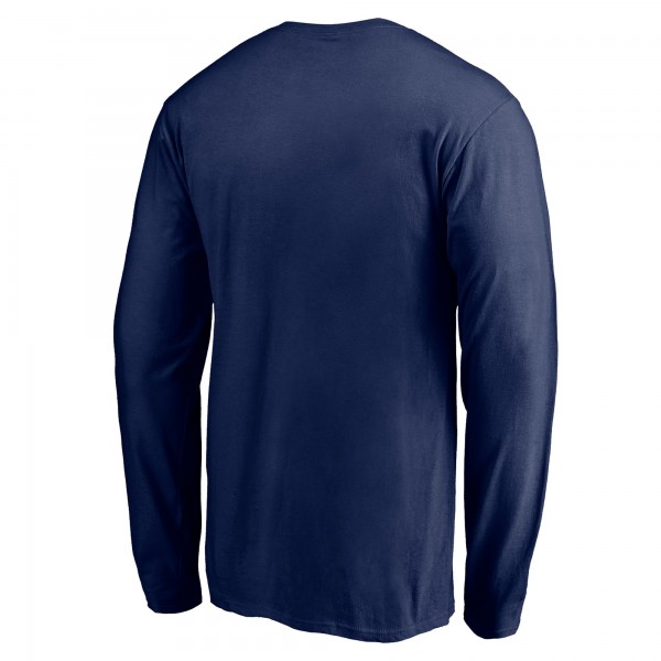Indiana Pacers Navy Team Arch Knockout Long Sleeve T-Shirt