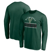 Футболка с длинным рукавом Milwaukee Bucks Team Arch Knockout - Hunter Green