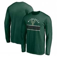 Футболка с длинным рукавом Milwaukee Bucks Team Arch Knockout - Hunter Green