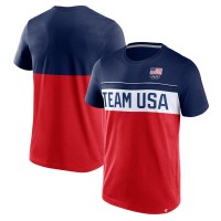 Футболка Team USA Fanatics Edge Depth - Red/Navy