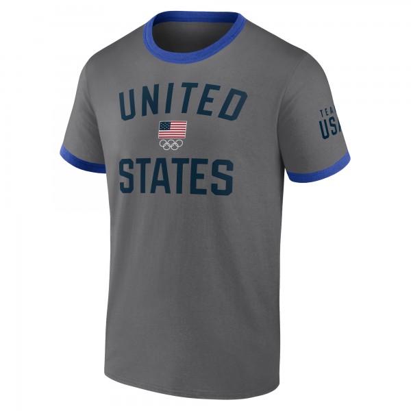 Футболка Team USA Fanatics Single Arc Fashion - Gray