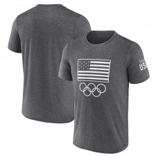 Футболка Team USA Fanatics Podium - Heather Charcoal