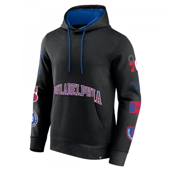 Philadelphia 76ers Fanatics Black Home Court Pullover Hoodie