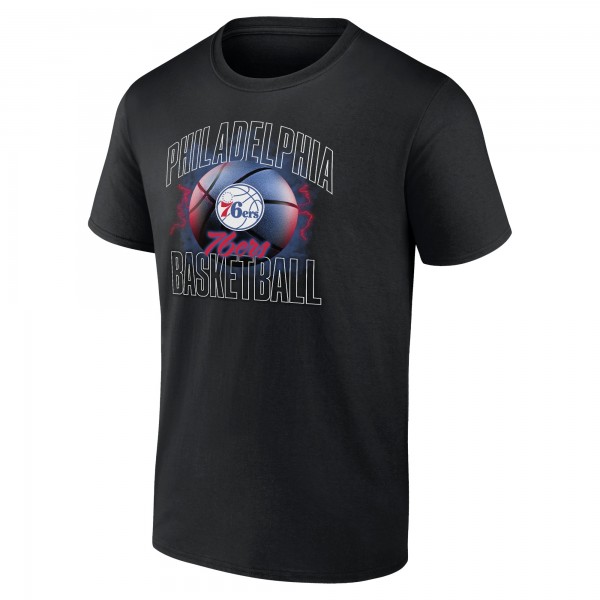 Philadelphia 76ers Fanatics Black Match Up T-Shirt