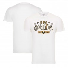 Чемпионская футболка Denver Nuggets Sportiqe Unisex 2023 NBA Finals Champions Bingham Premium - White