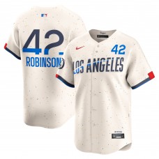 Джерси Los Angeles Dodgers Jackie Robinson Nike Cream 2024 City Connect Limited Player