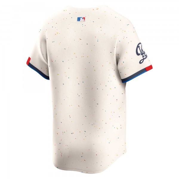 Los Angeles Dodgers Nike Cream 2024 City Connect Limited Jersey