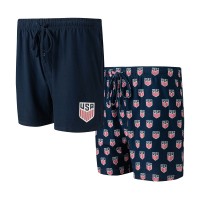 USMNT Concepts Sport Gauge Two-Pack Shorts Set - Navy