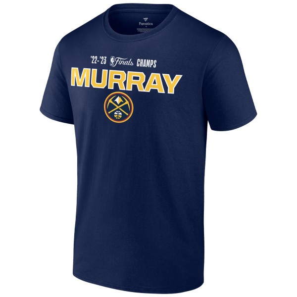 Чемпионская футболка Jamal Murray Denver Nuggets 2023 NBA Finals Champions Dunk Name & Number - Navy