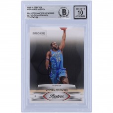 James Harden Oklahoma City Thunder Autographed 2009-10 Panini Prestige #153 Beckett Fanatics Witnessed Authenticated 10 Rookie Card
