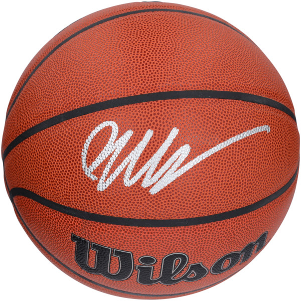 Мяч с автографом Victor Wembanyama San Antonio Spurs Fanatics Authentic Wilson Authentic Series Indoor/Outdoor