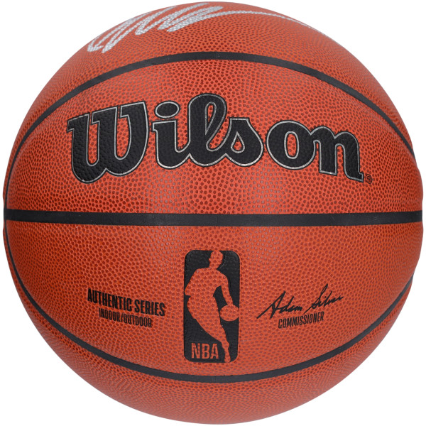 Мяч с автографом Victor Wembanyama San Antonio Spurs Fanatics Authentic Wilson Authentic Series Indoor/Outdoor