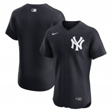 New York Yankees Nike Black Alternate Elite Jersey