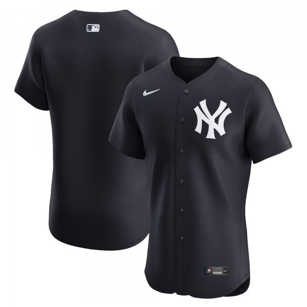 New York Yankees Nike Black Alternate Elite Jersey