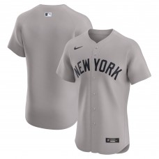New York Yankees Nike Gray Road Elite Jersey