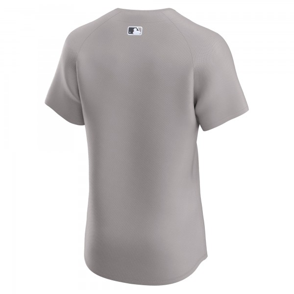 New York Yankees Nike Gray Road Elite Jersey