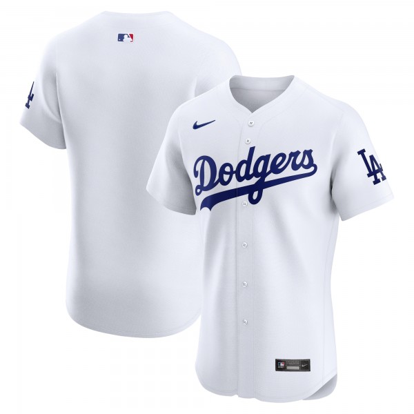 Los Angeles Dodgers Nike White Home Elite Jersey