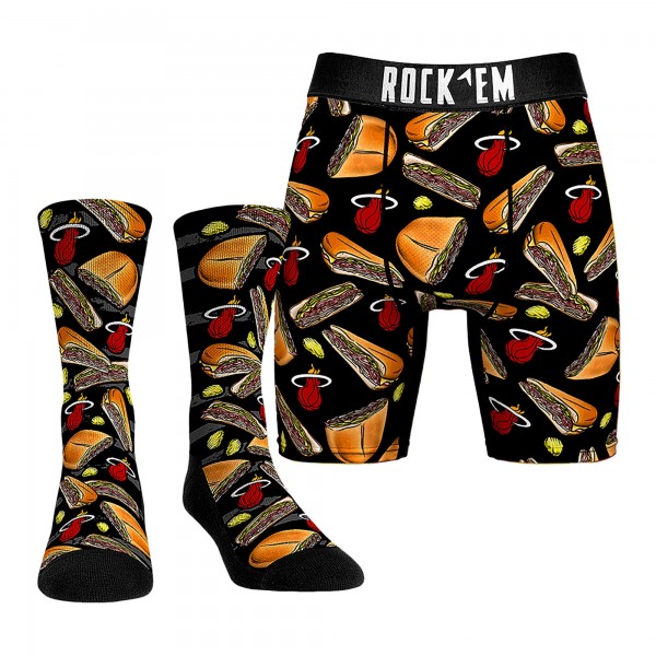 Носки и трусы Miami Heat Rock Em Cuban Sandwich