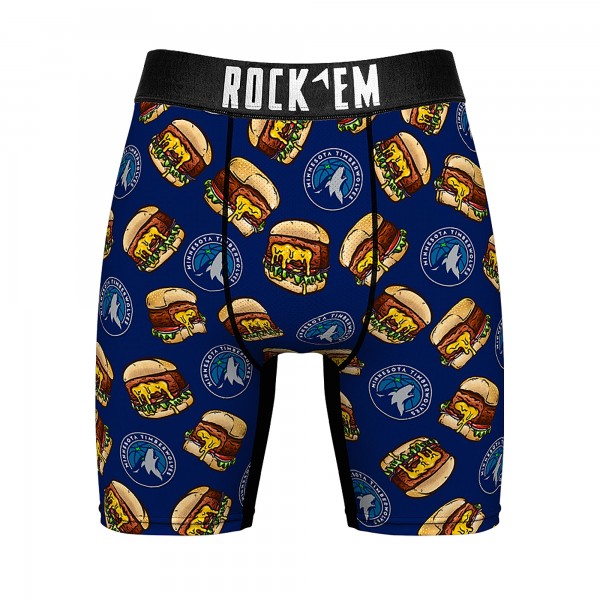 Носки и трусы Minnesota Timberwolves Rock Em Juicy Lucy Burger
