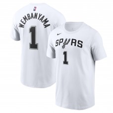 Футболка Victor Wembanyama San Antonio Spurs Nike 2023 NBA Draft First Round Pick - White