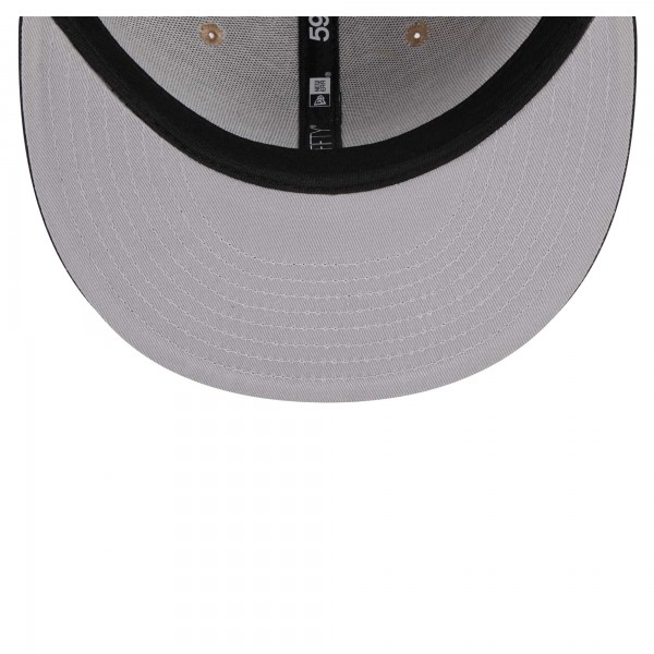 Бейсболка Golden State Warriors New Era Burnt Orange Logo 2-Tone 59FIFTY - Tan/Black