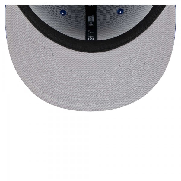 Бейсболка New York Knicks New Era Piped & Flocked 59Fifty - Blue