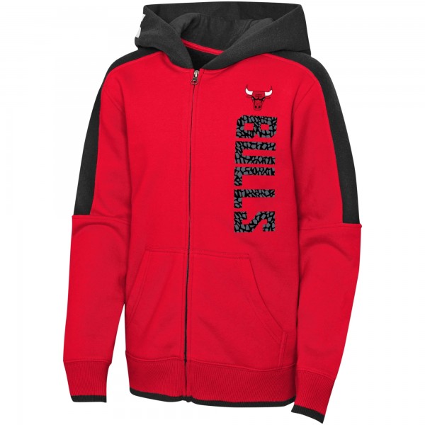 Дошкольнику Chicago Bulls Red Post-Up Full-Zip Hoodie