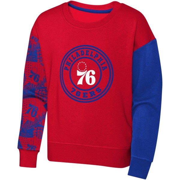 Кофта Philadelphia 76ers Girls Youth Trifecta - Red