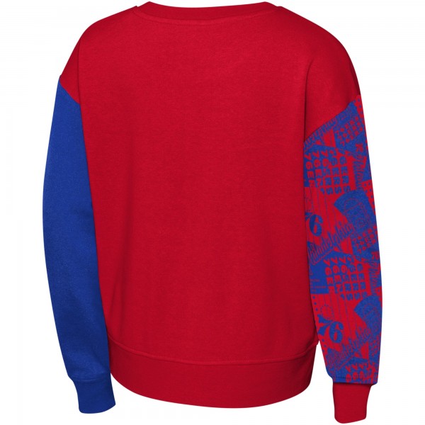 Кофта Philadelphia 76ers Girls Youth Trifecta - Red