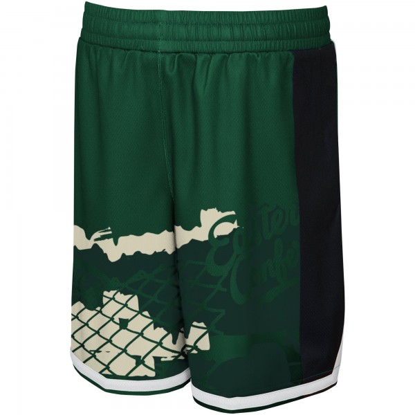 Шорты Milwaukee Bucks Youth Fade Away - Hunter Green