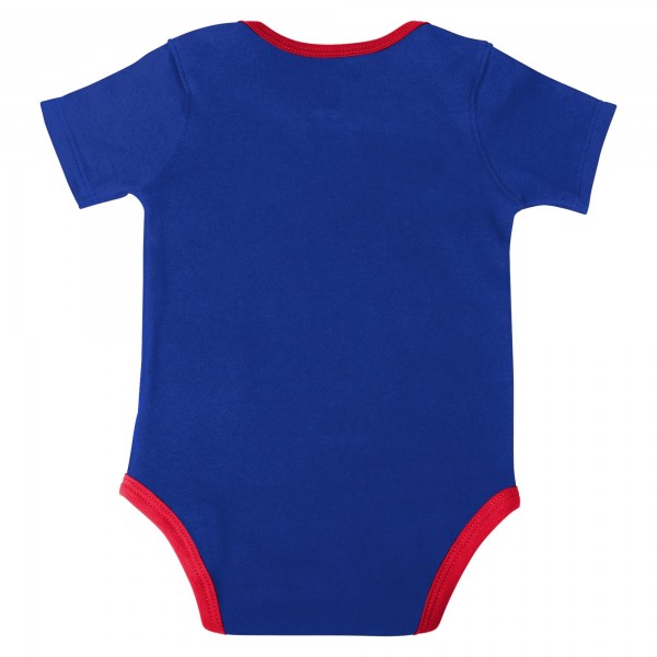 Малышам Philadelphia 76ers Royal/Red/Gray Bank Shot Bodysuit, Hoodie T-Shirt & Shorts Set