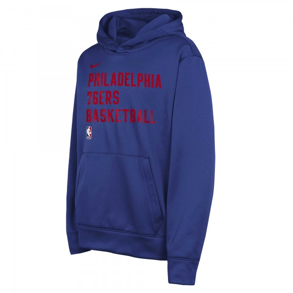 Толстовка Philadelphia 76ers Nike Youth Spotlight Performance - Royal