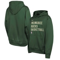 Толстовка Milwaukee Bucks Nike Youth Spotlight Performance - Hunter Green