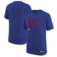 Футболка Philadelphia 76ers Nike Youth Essential Practice - Royal