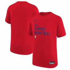 Футболка LA Clippers Nike Youth Essential Practice - Red