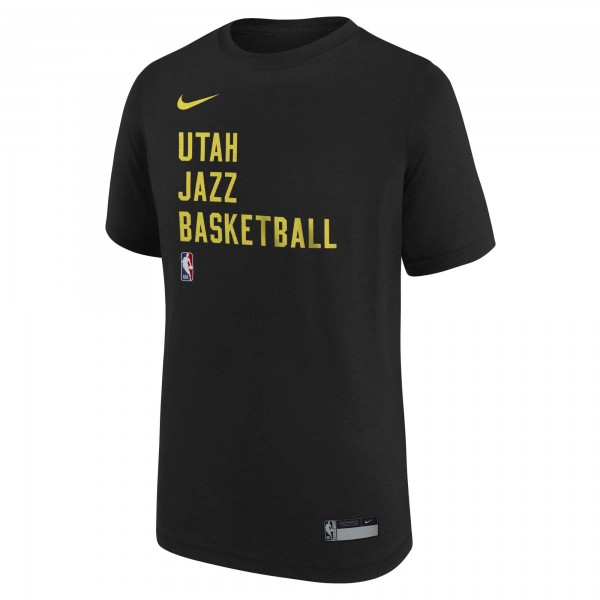 Футболка Utah Jazz Nike Youth Essential Practice - Black