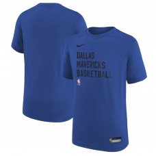 Футболка Dallas Mavericks Nike Youth Essential Practice - Blue